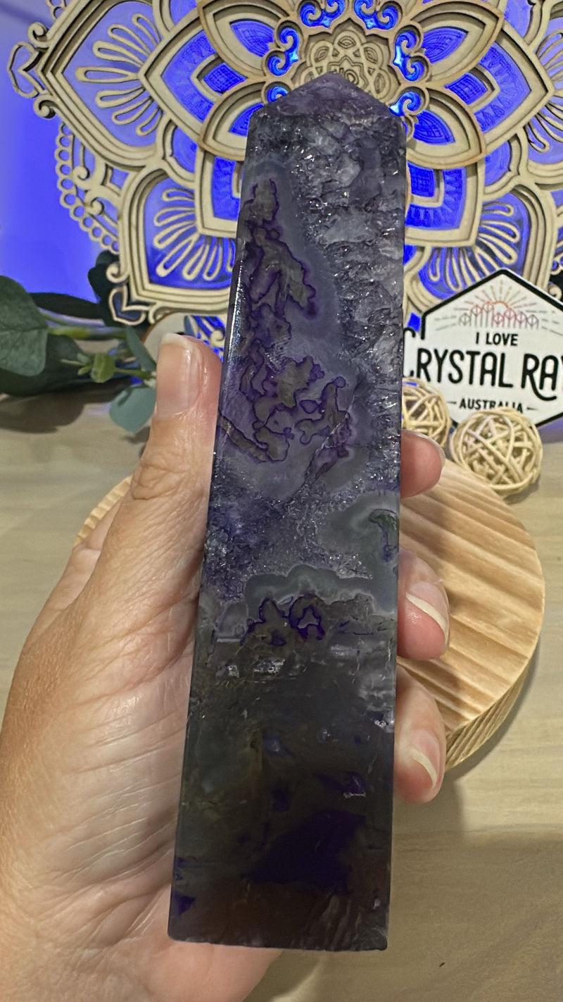 Purple Moss Agate