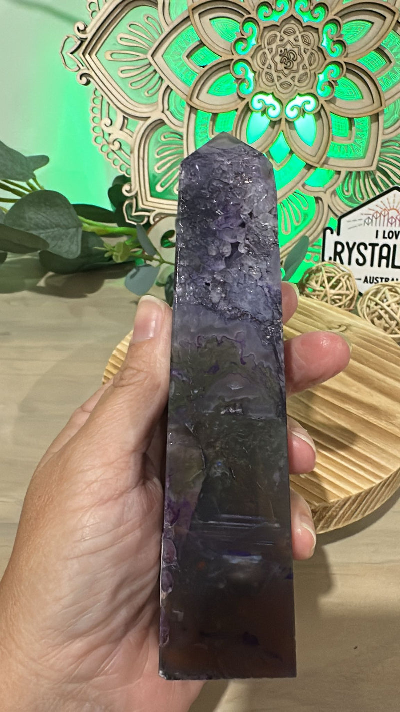 Purple Moss Agate