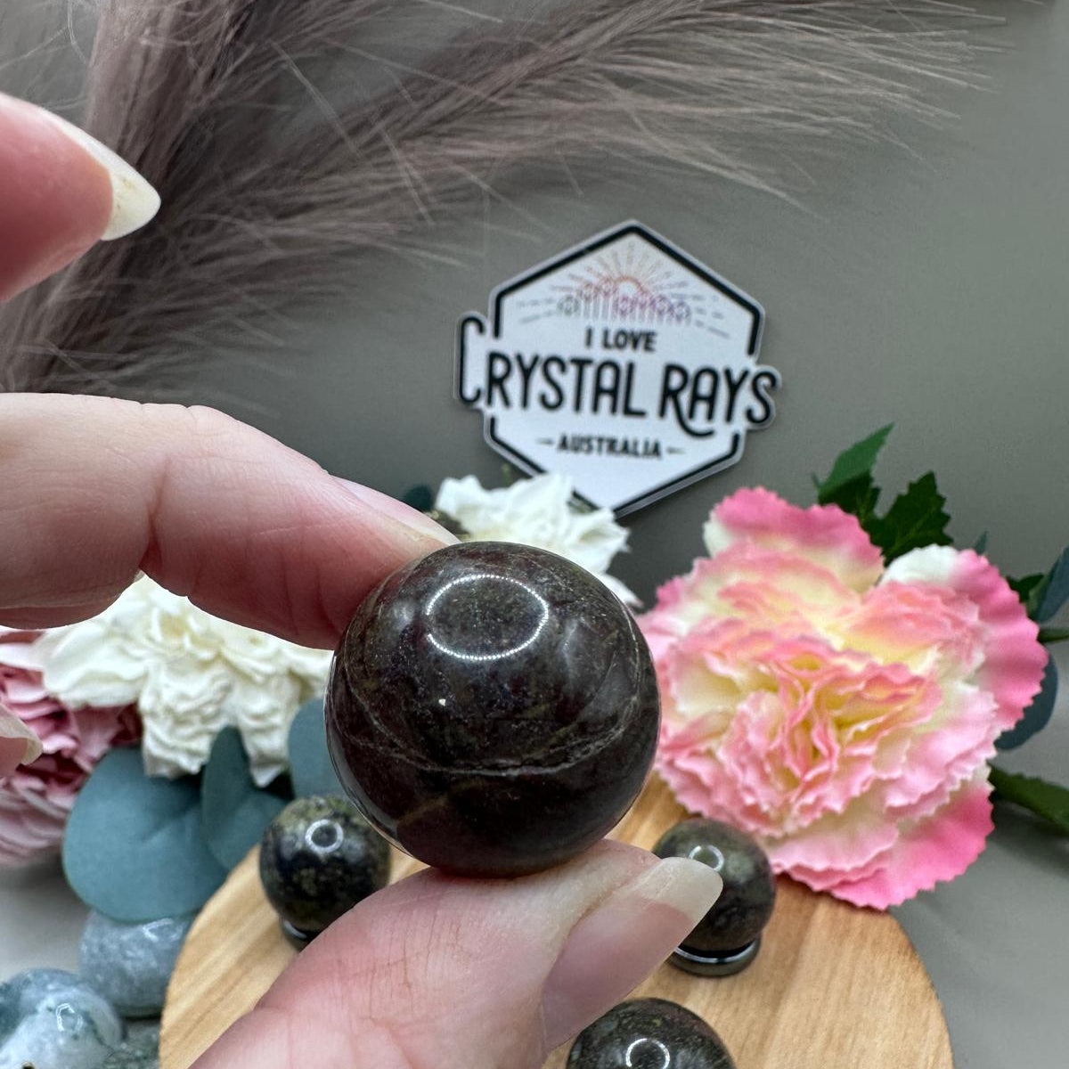 Bloodstone sphere