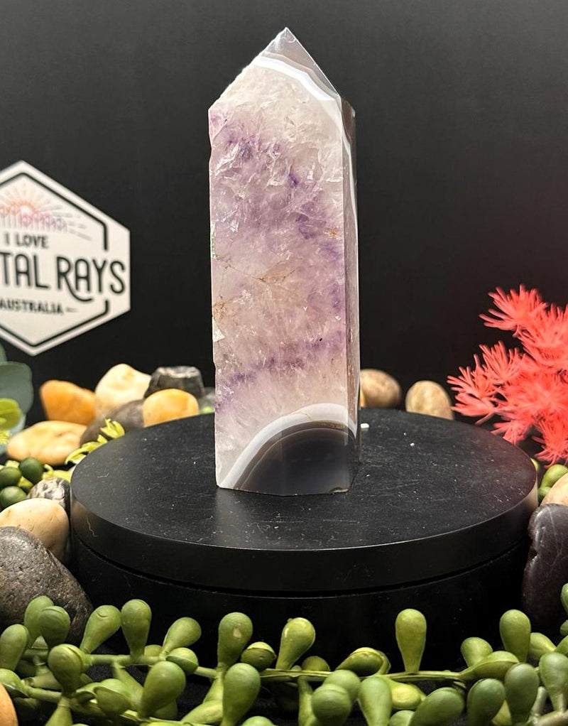 Amethyst Agate Tower