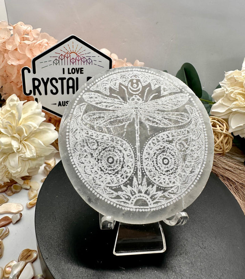 Selenite Charging Plate Variety