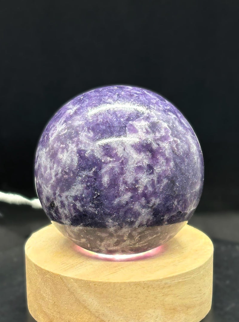 Lepidolite Sphere