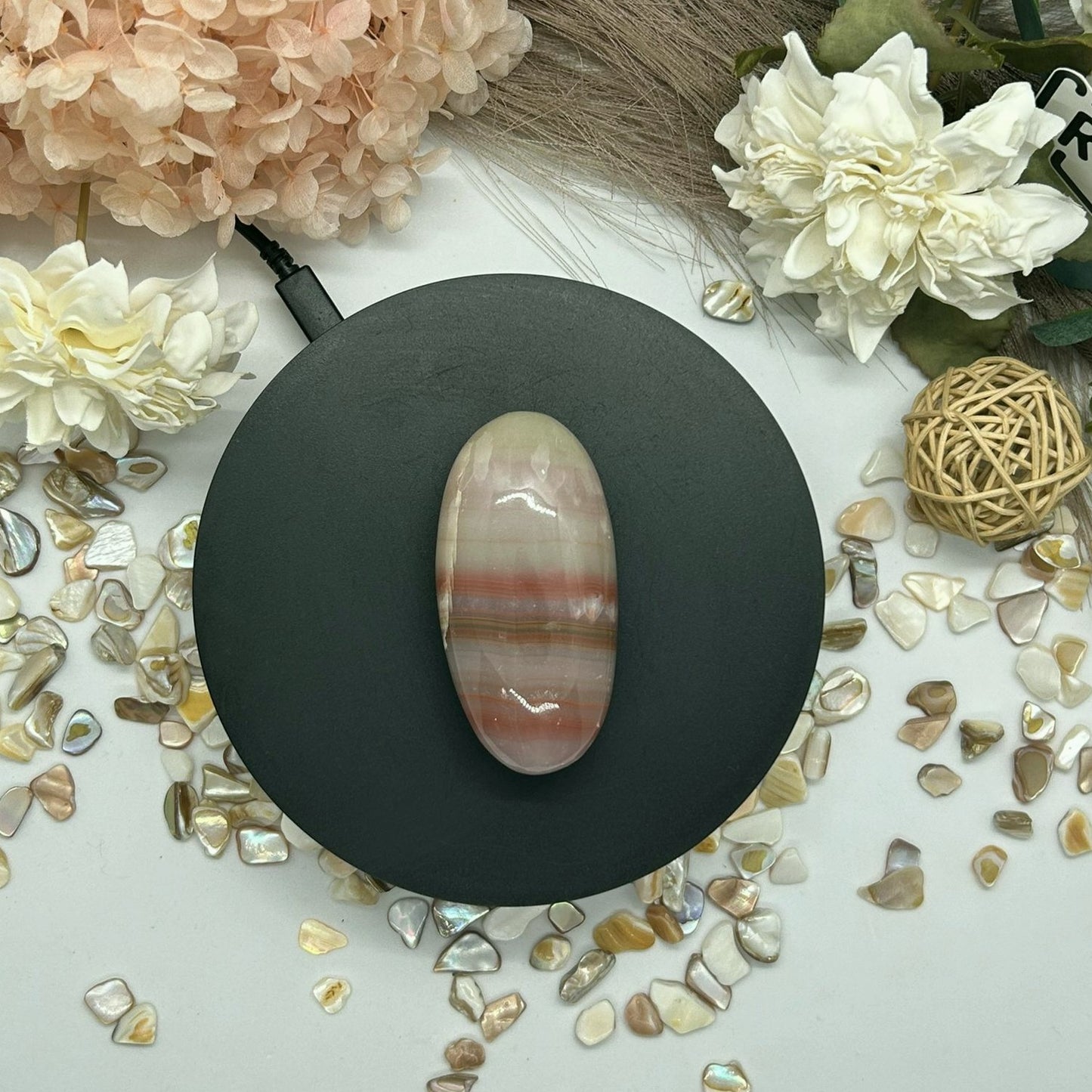 Pink Banded Onyx Palm