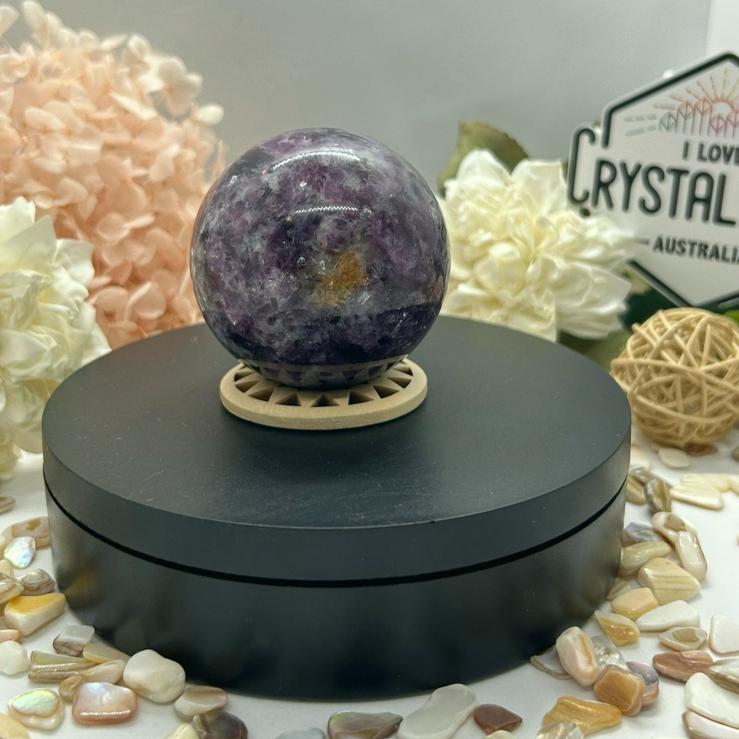 Purple Mica Sphere 322g