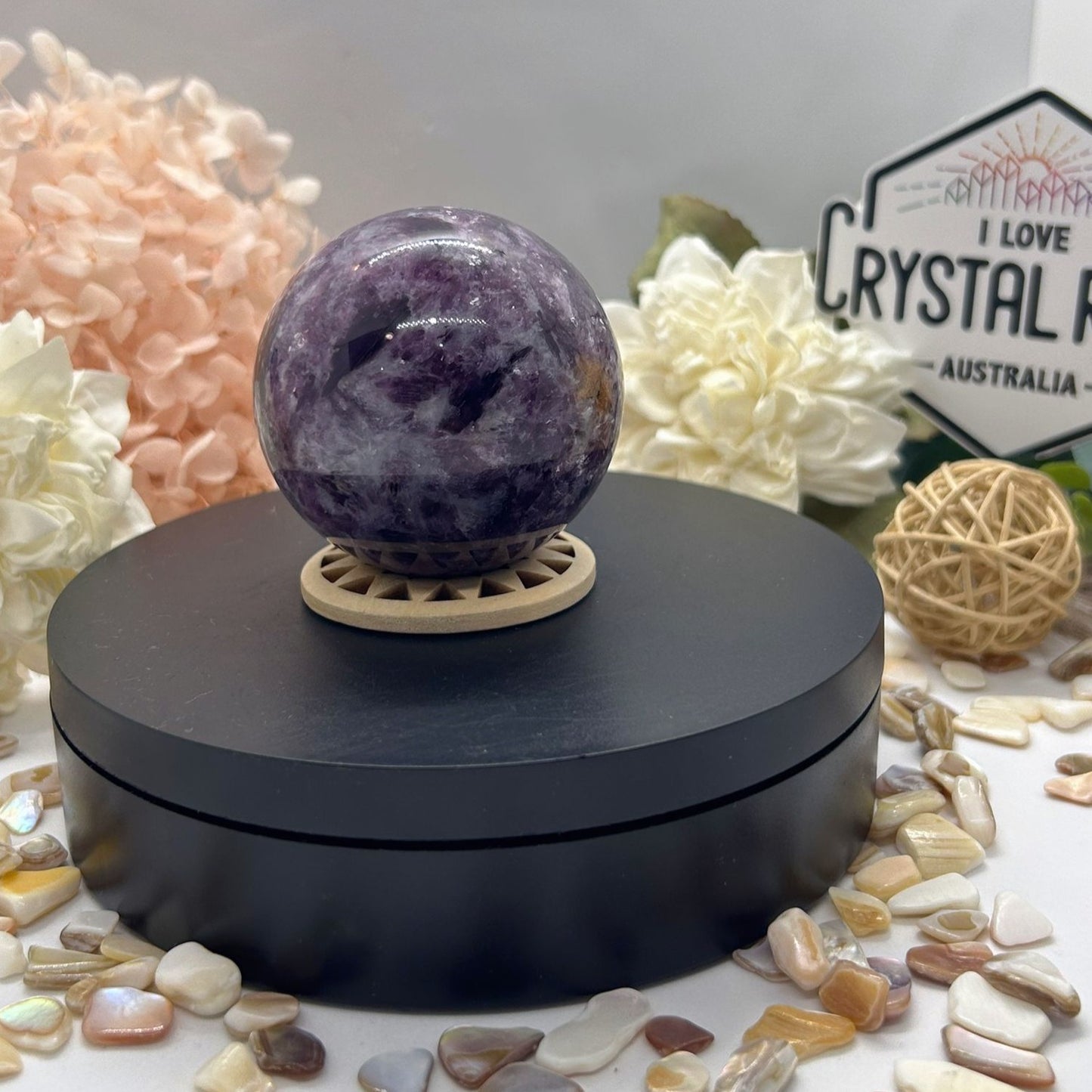 Purple Mica Sphere 322g