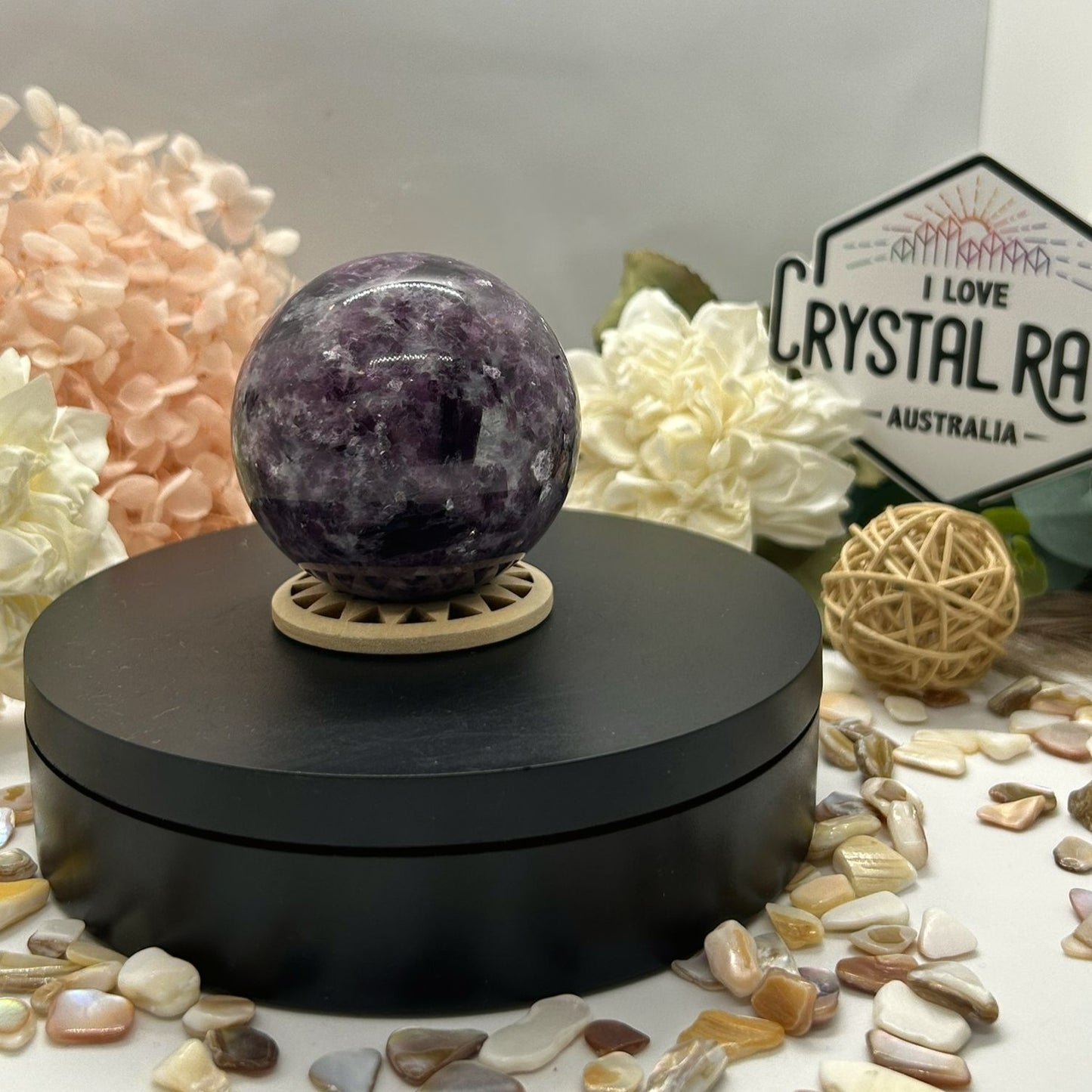 Purple Mica Sphere 322g