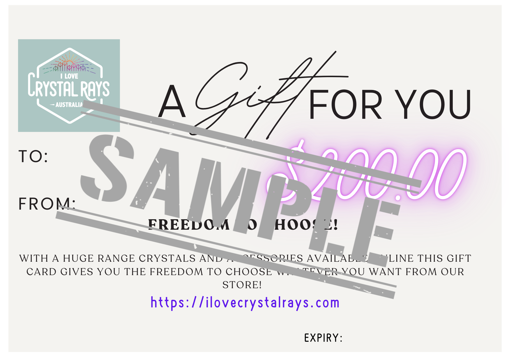 $200 sample
