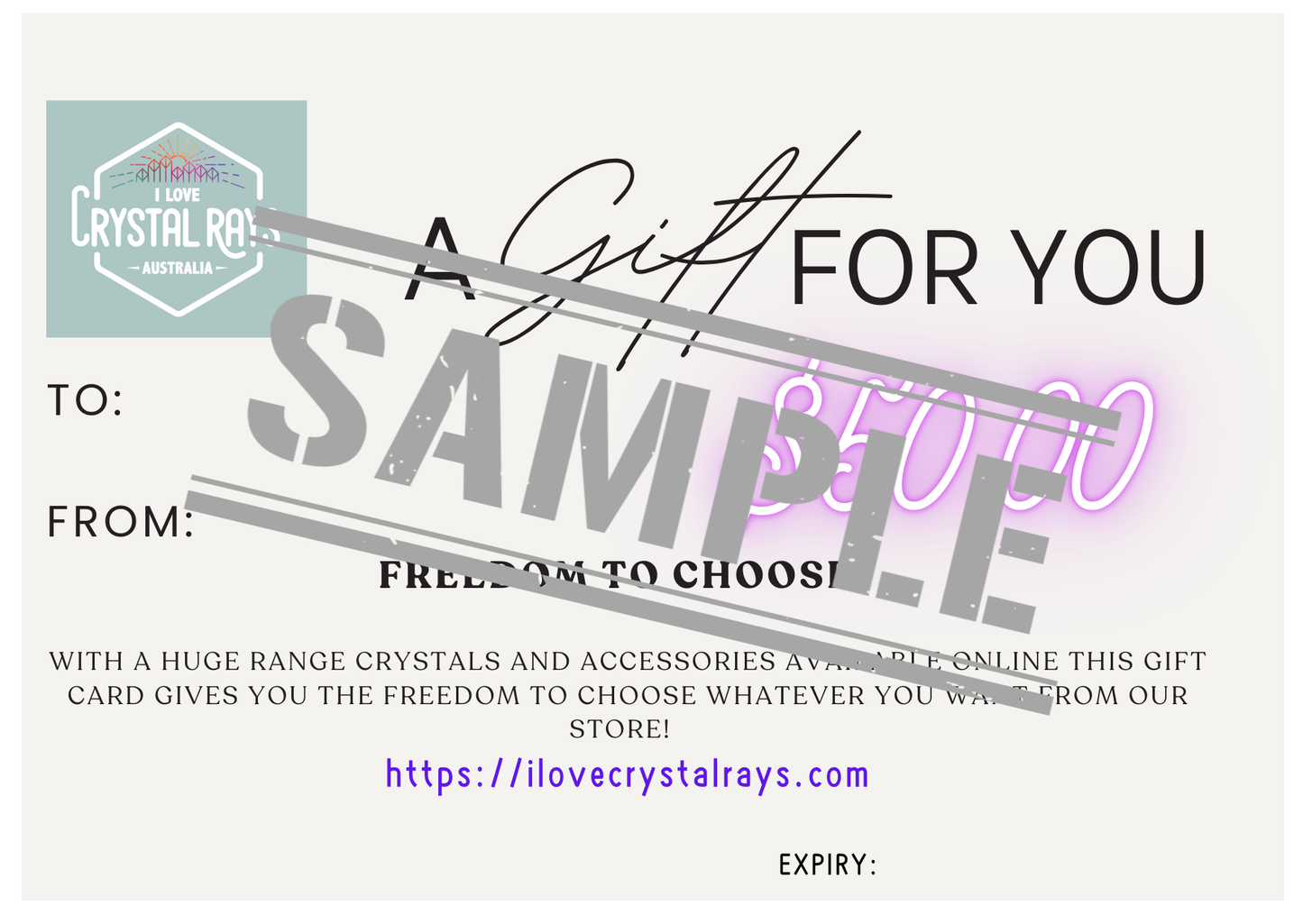 $50 sample
