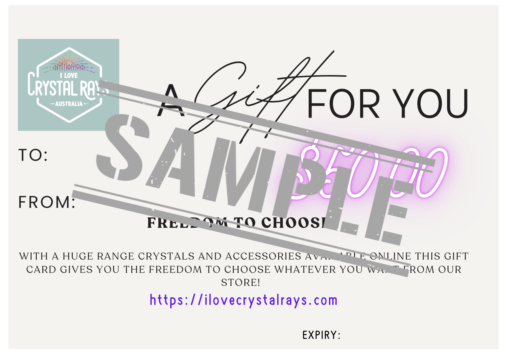 $50 sample

