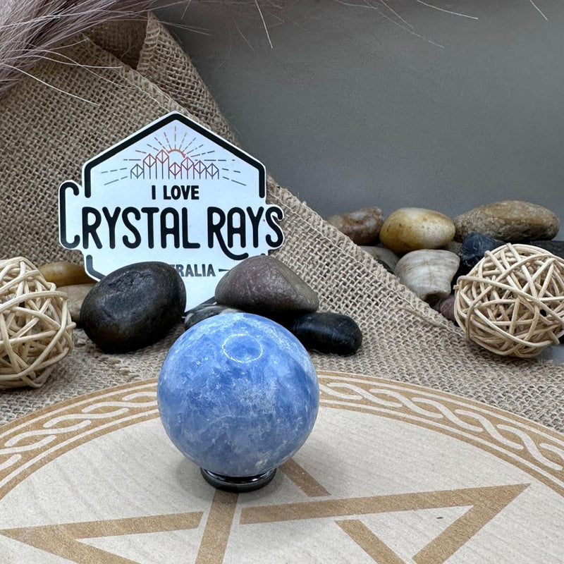 Blue Calcite Sphere
