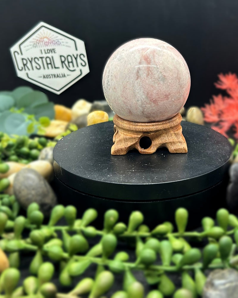 Pink Jade Sphere