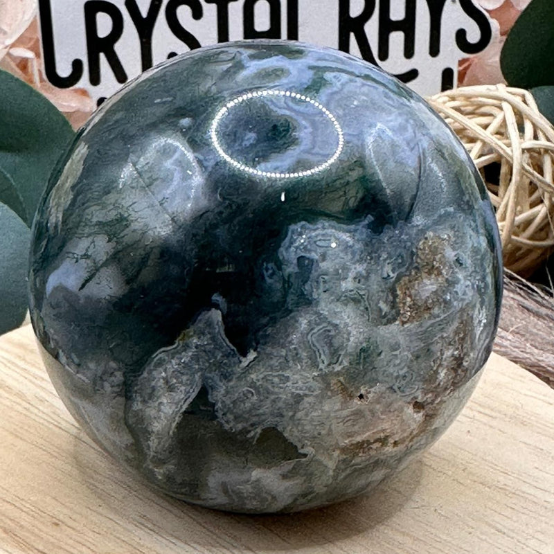 Moss Agate Sphere