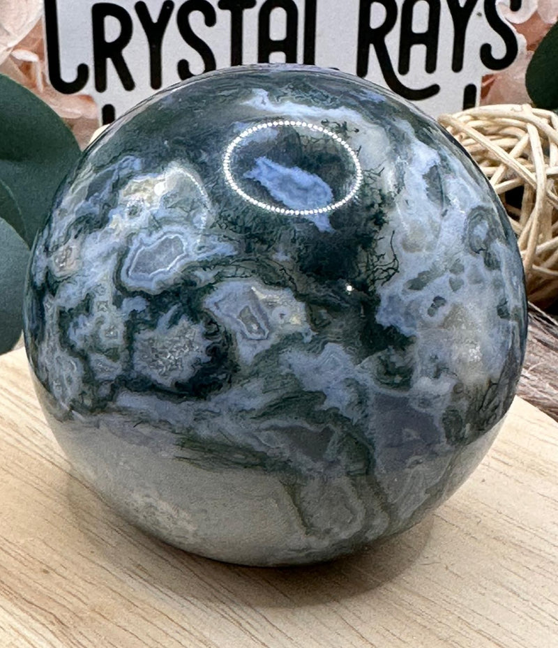 Moss Agate Sphere