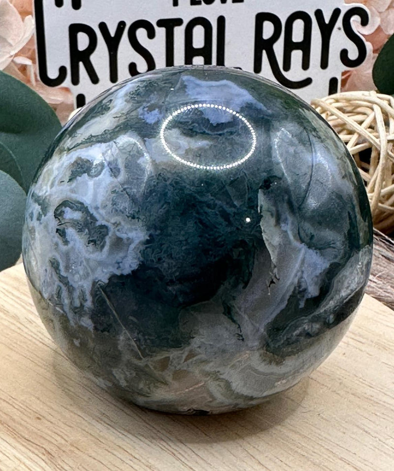 Moss Agate Sphere