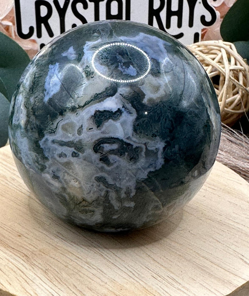 Moss Agate Sphere