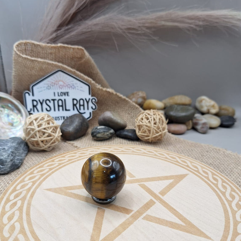 Tigers eye sphere
