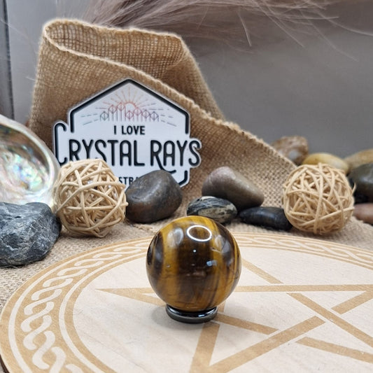 Tigers eye sphere