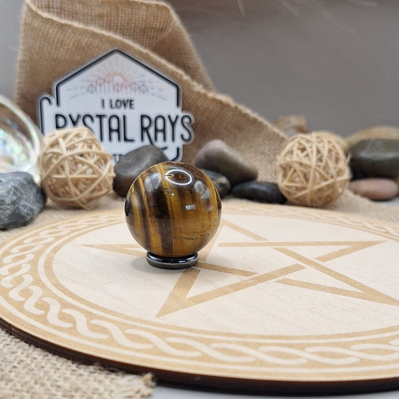 Tigers eye sphere