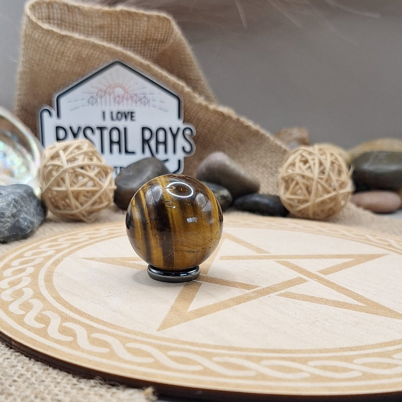 Tigers eye sphere