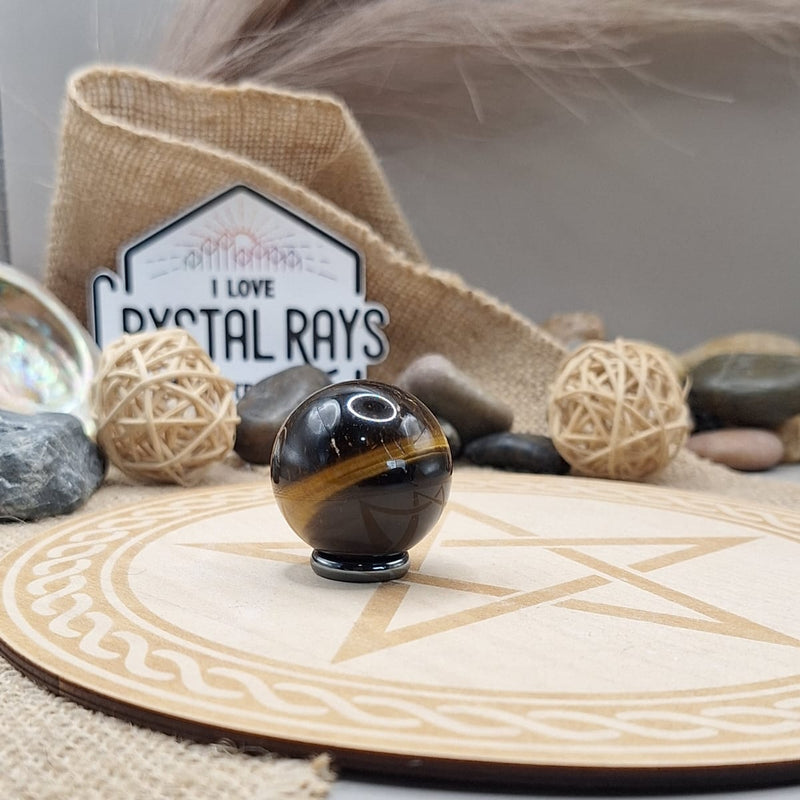 Tigers eye sphere