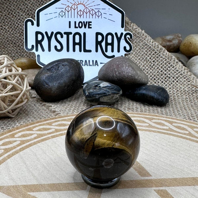 Tigers eye sphere