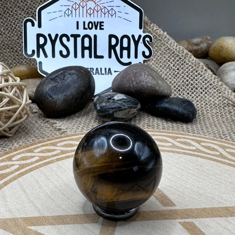 Tigers eye sphere