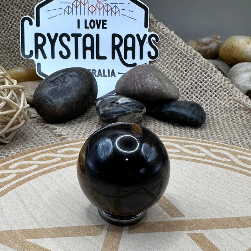 Tigers eye sphere