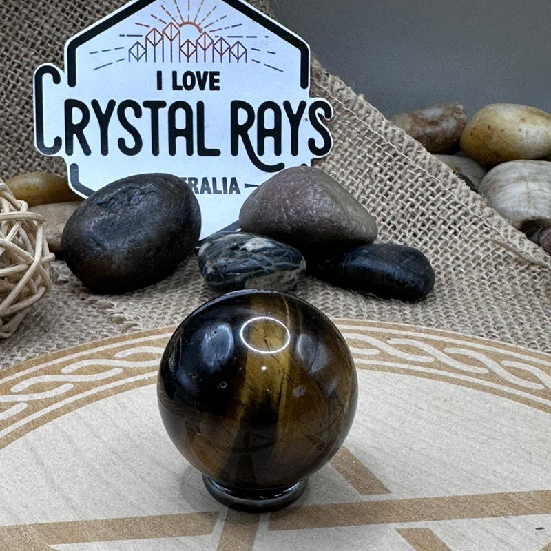 Tigers eye sphere