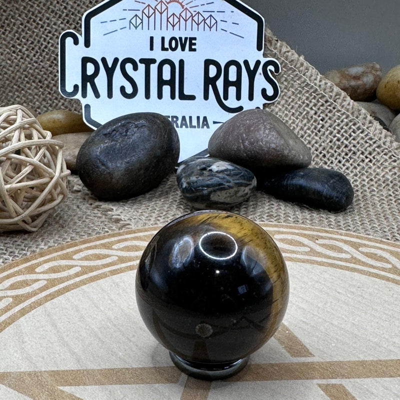 Tigers eye sphere