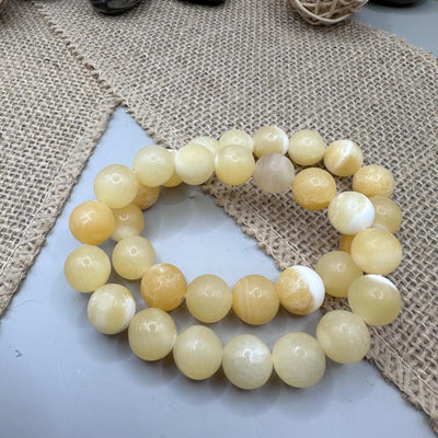 Yellow calcite bacelet
