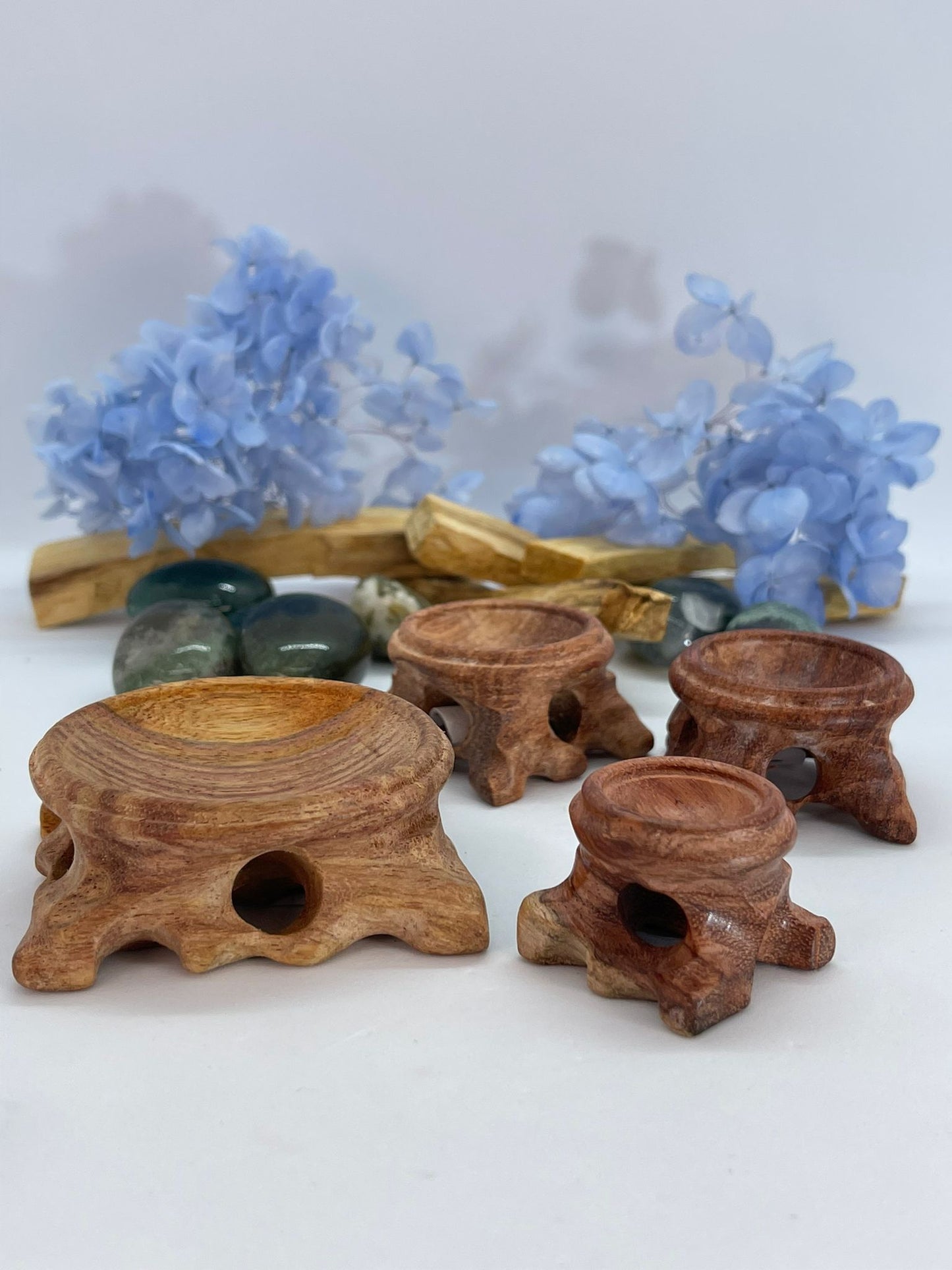 LARGE ~ Wooden Sphere Stand