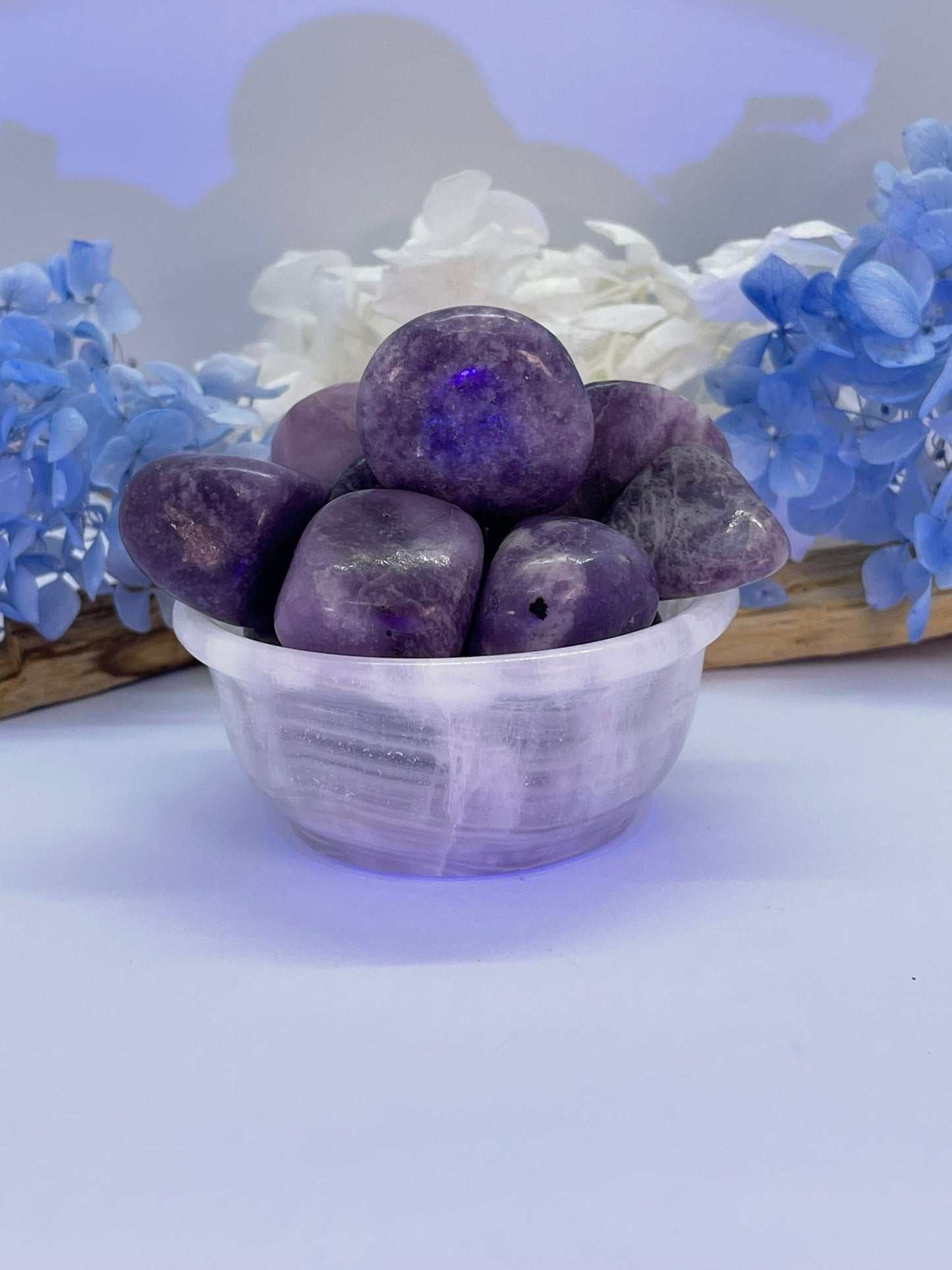 Lepidolite Tumbles