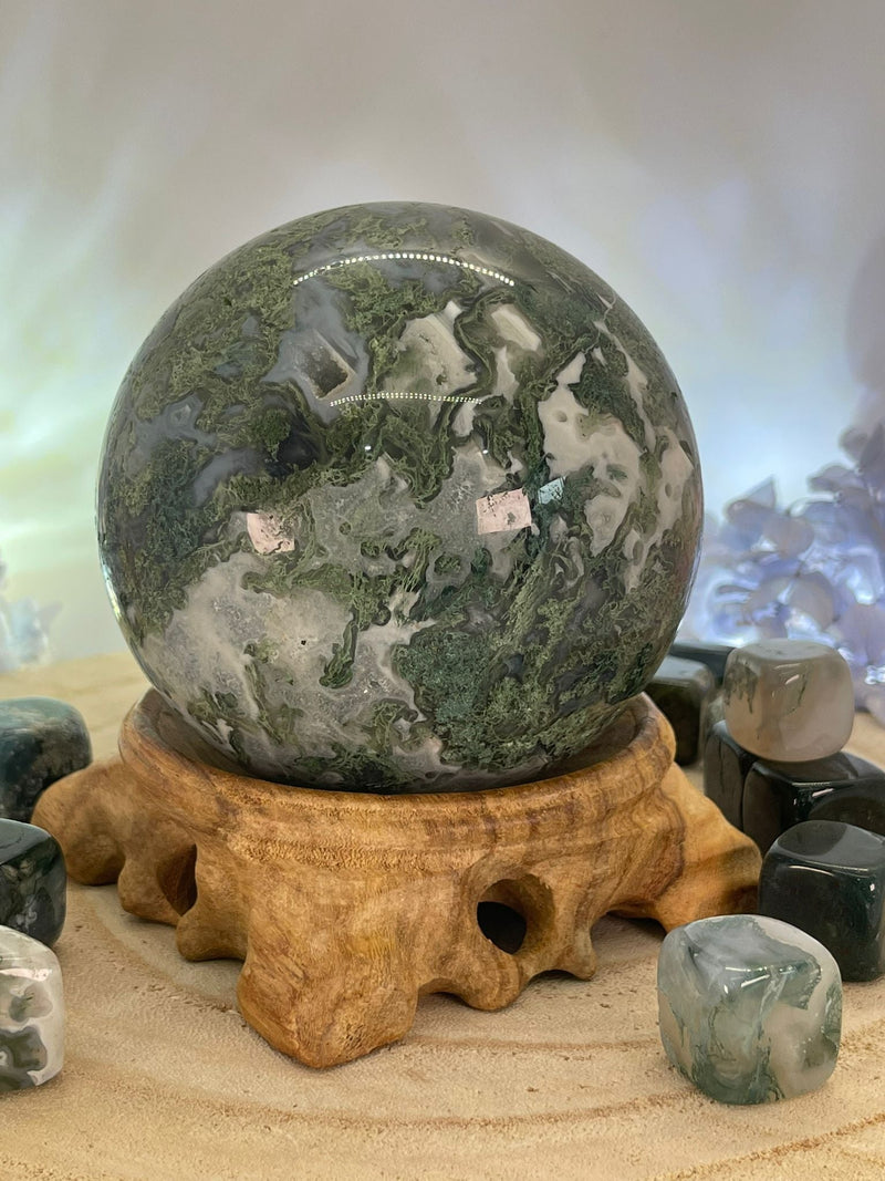 Wooden Sphere Stand X LARGE