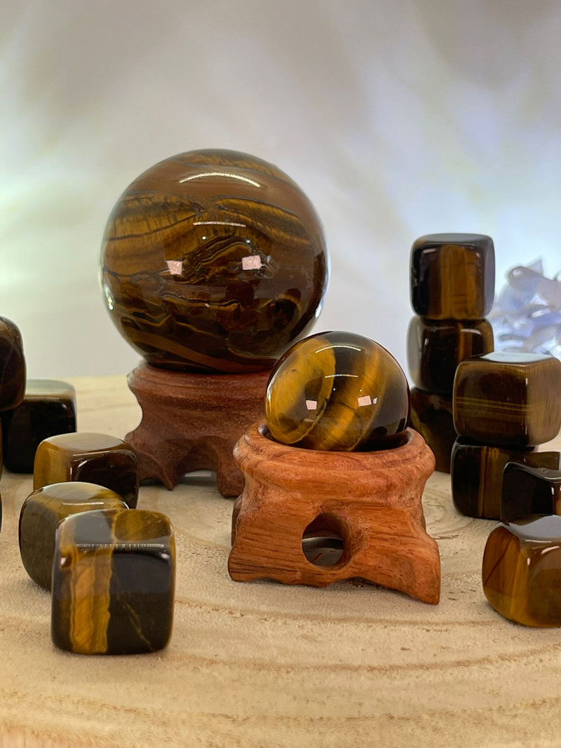 Wooden Sphere Stand SMALL