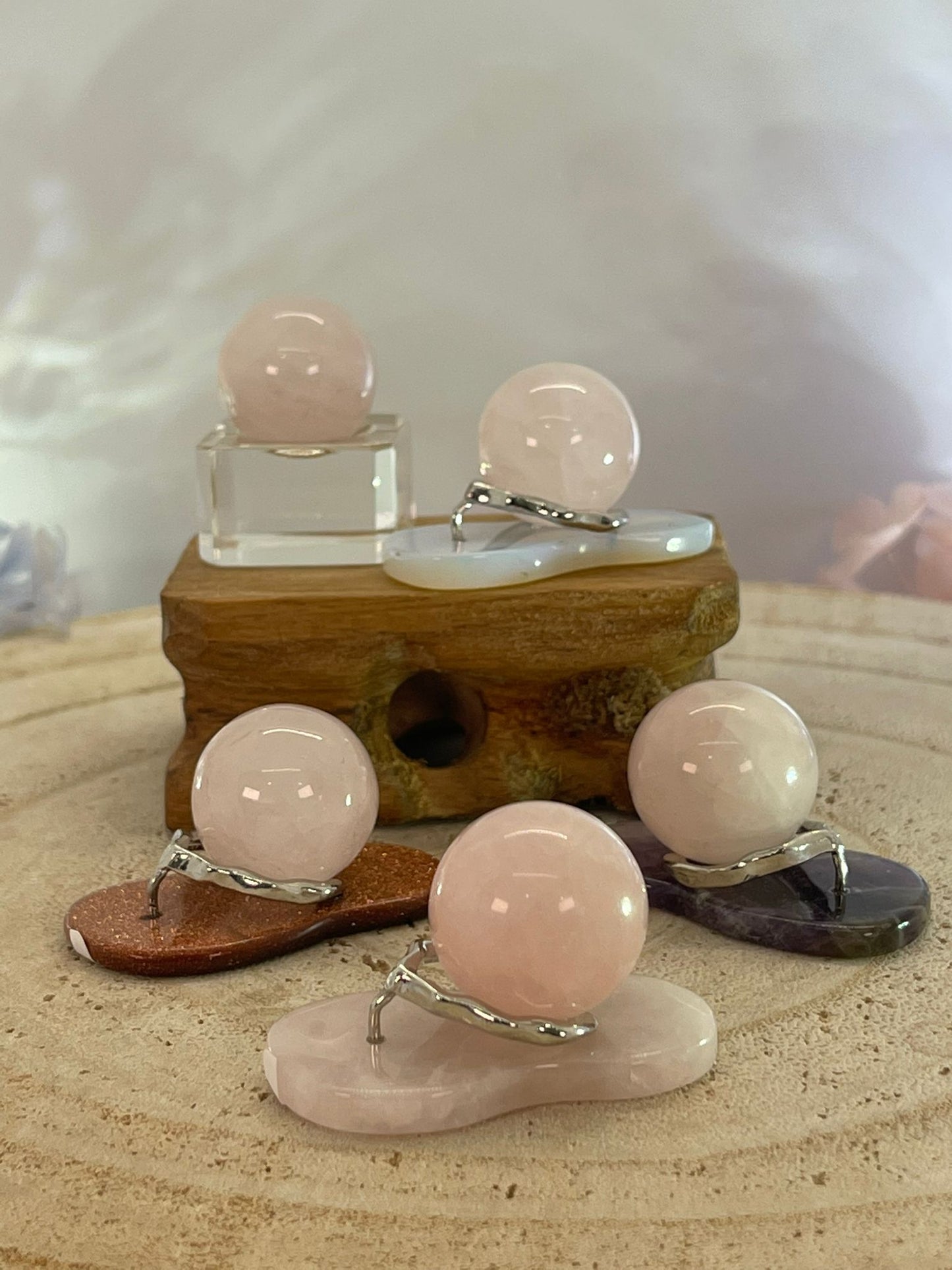  Rose Quartz Mini sphere