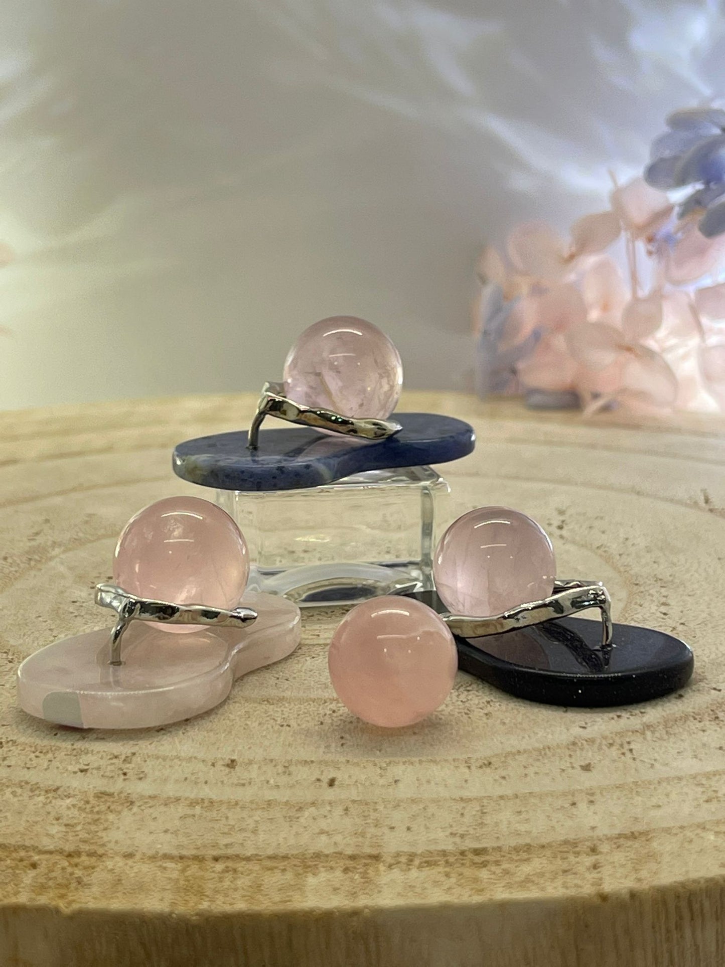 Rose Quartz Sphere 6g