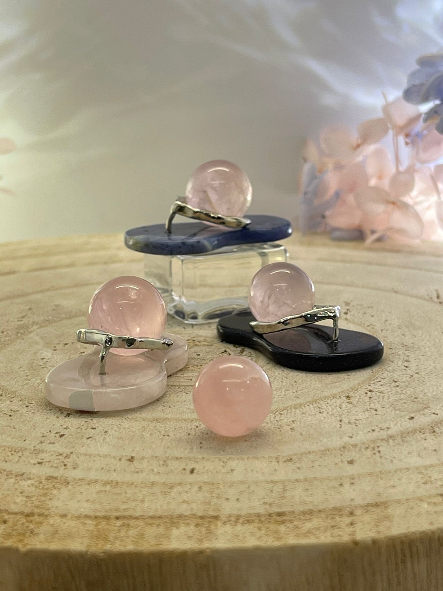 Rose Quartz Sphere 6g