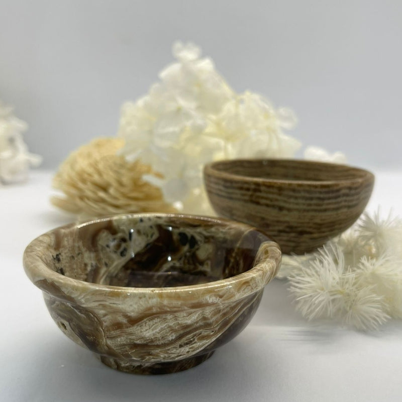 Chocolate Calcite Bowl (S)