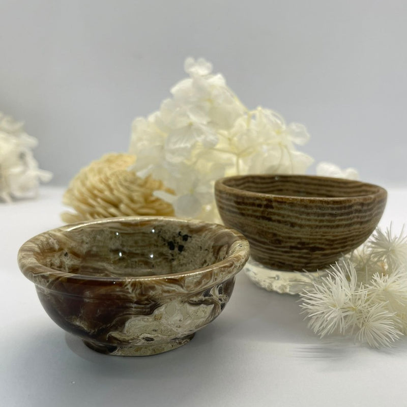 Chocolate Calcite Bowl (S)