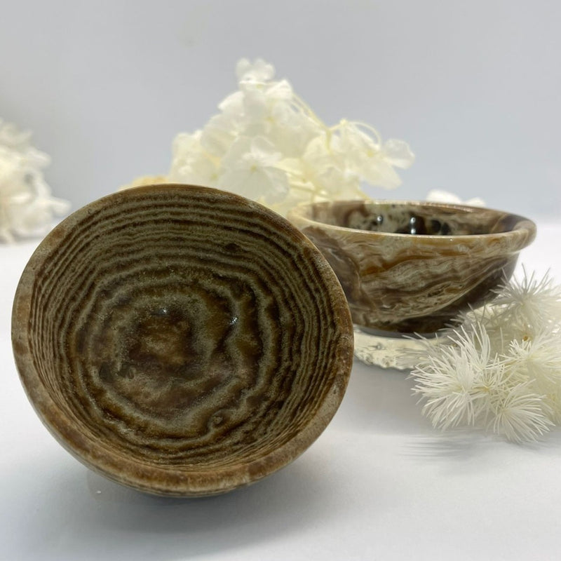 Chocolate Calcite Bowl (S)