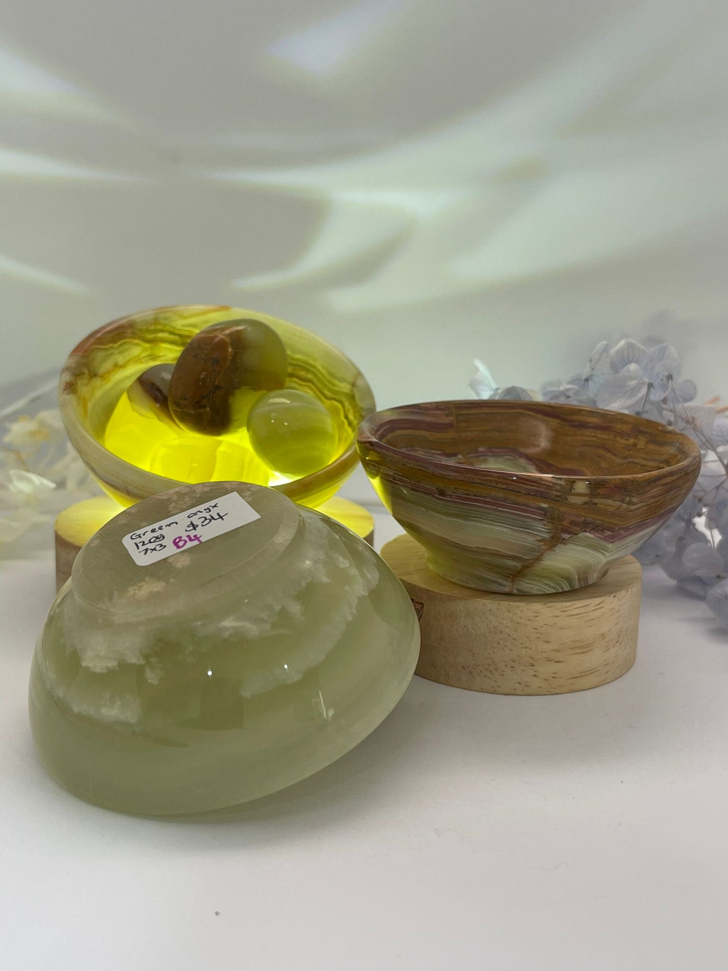 Green Onyx Bowls 120g