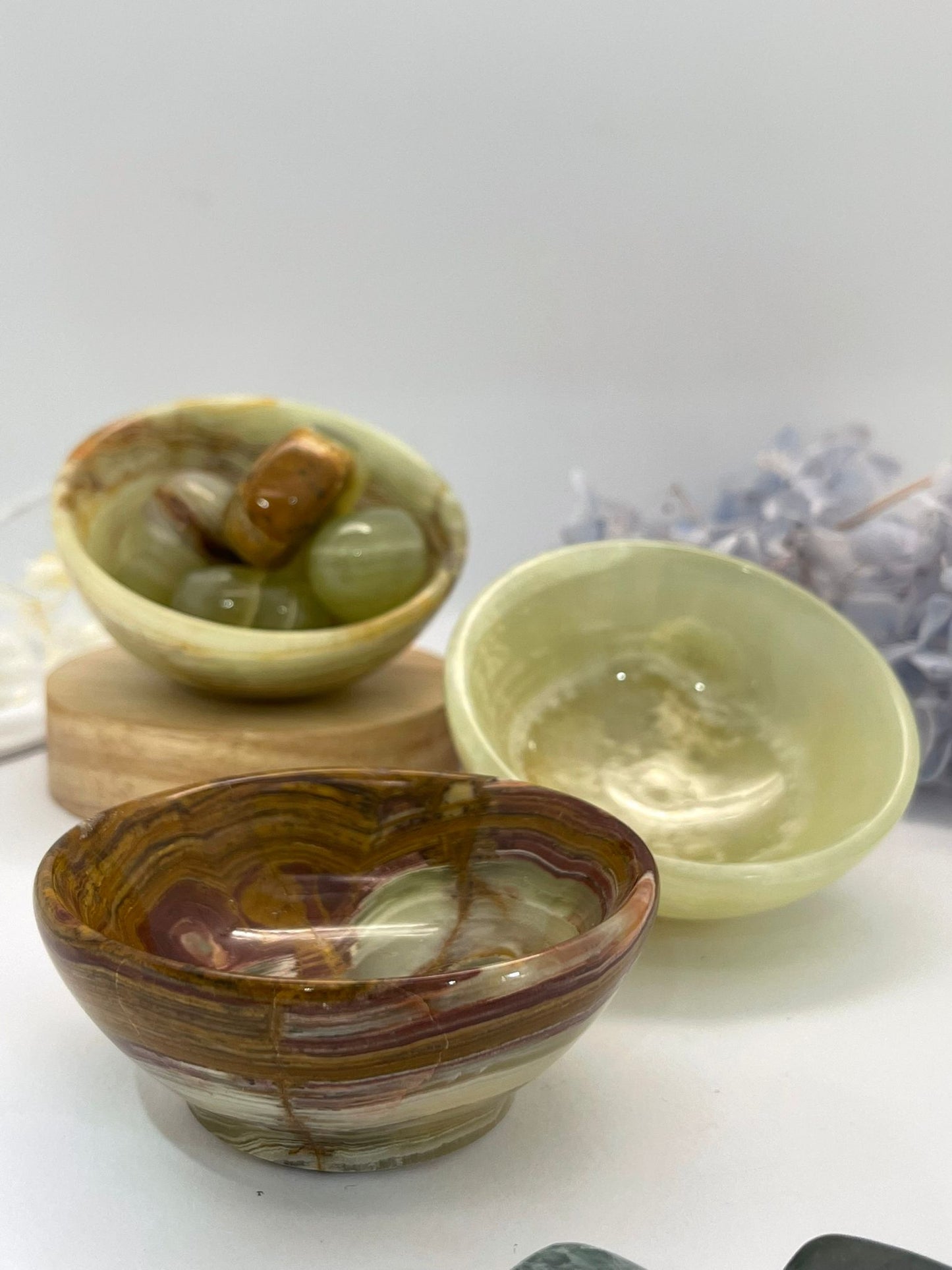 Green Onyx Bowls 120g
