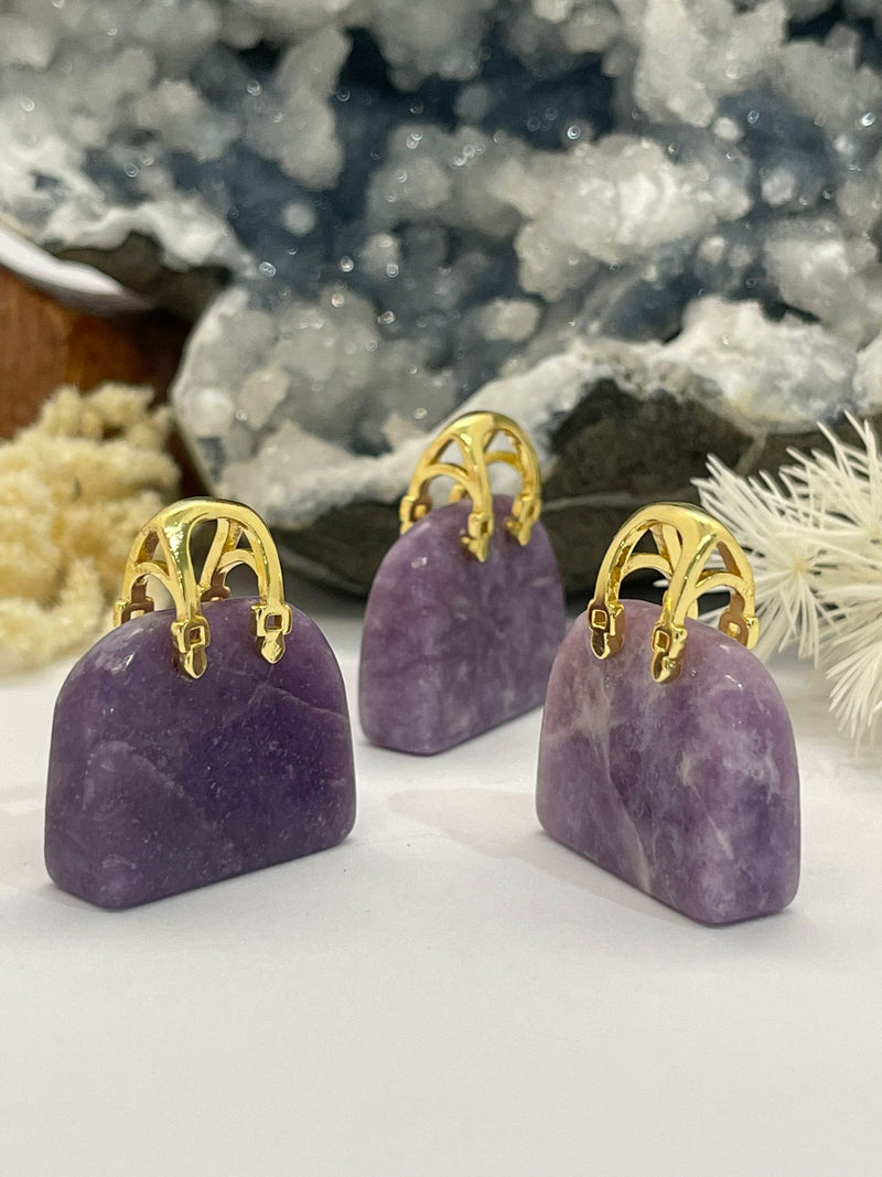 Lepidolite -  Mini Handbag