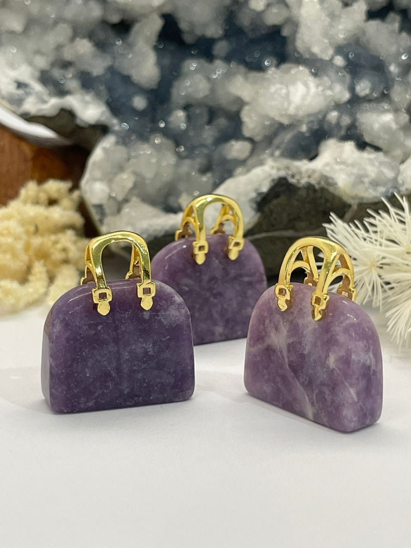 Lepidolite -  Mini Handbag