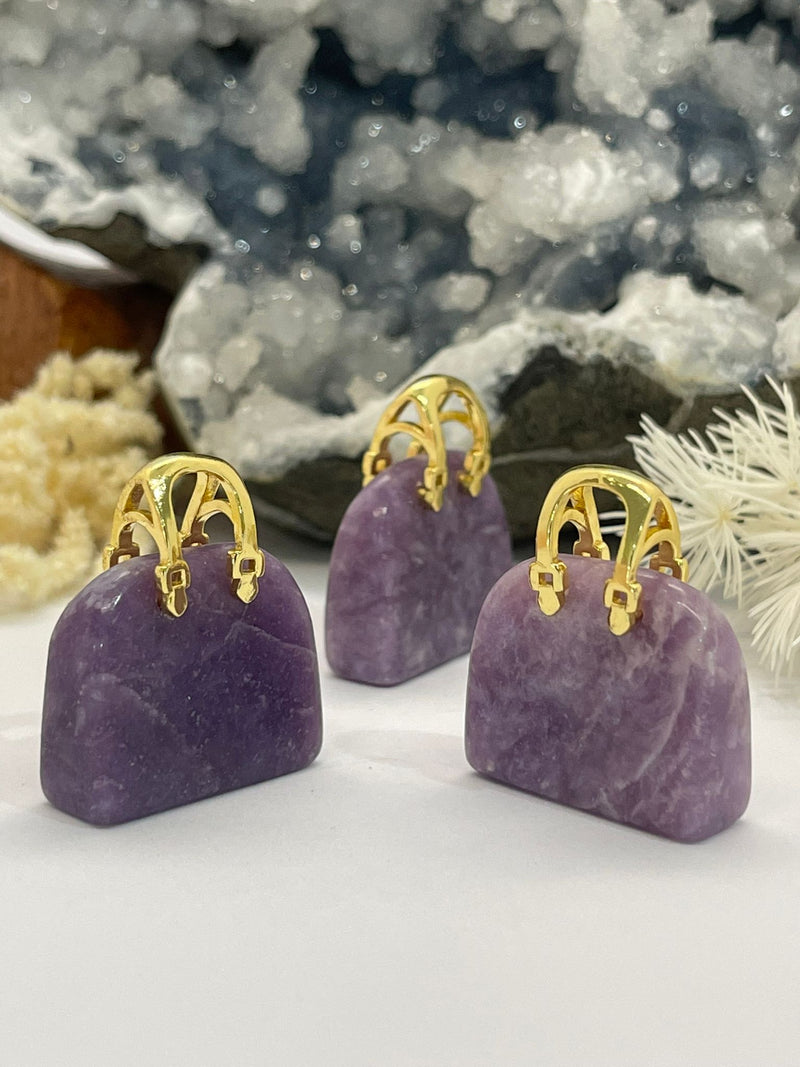 Lepidolite -  Mini Handbag