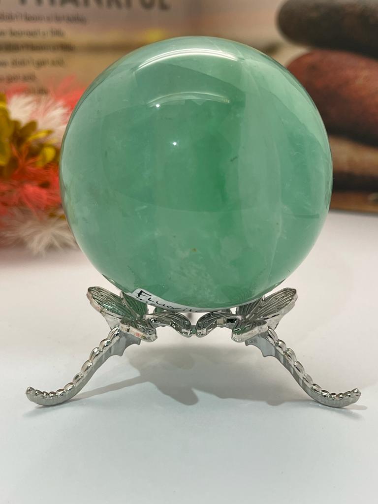 Dragonfly Sphere Stand Silver (S)