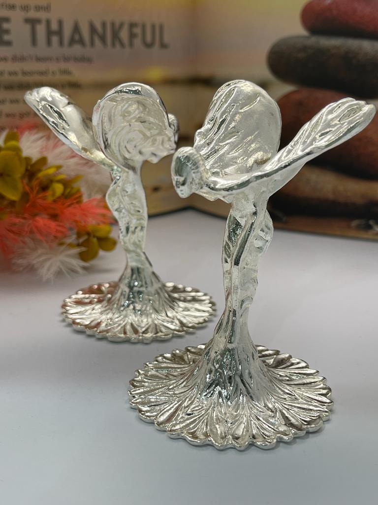 Flying Lady Sphere Stand Silver