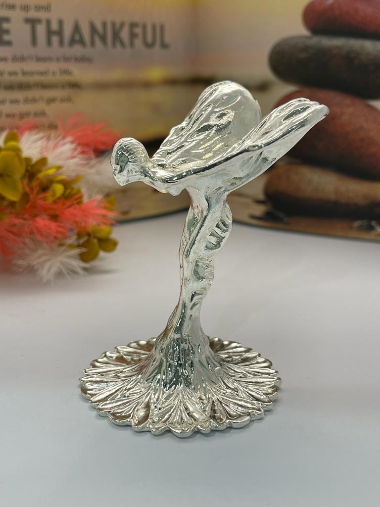 Flying Lady Sphere Stand Silver