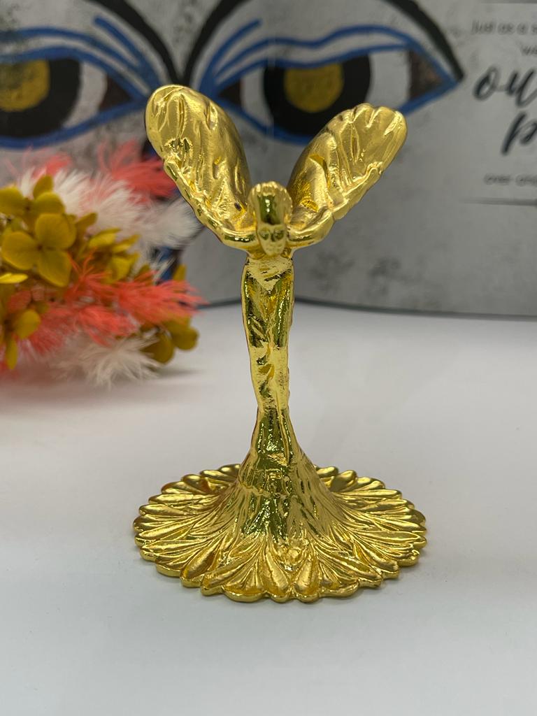 Flying Lady Sphere Stand Gold