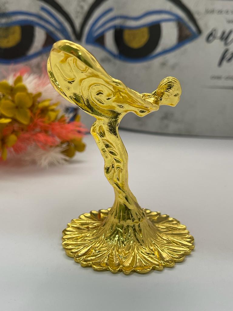 Flying Lady Sphere Stand Gold